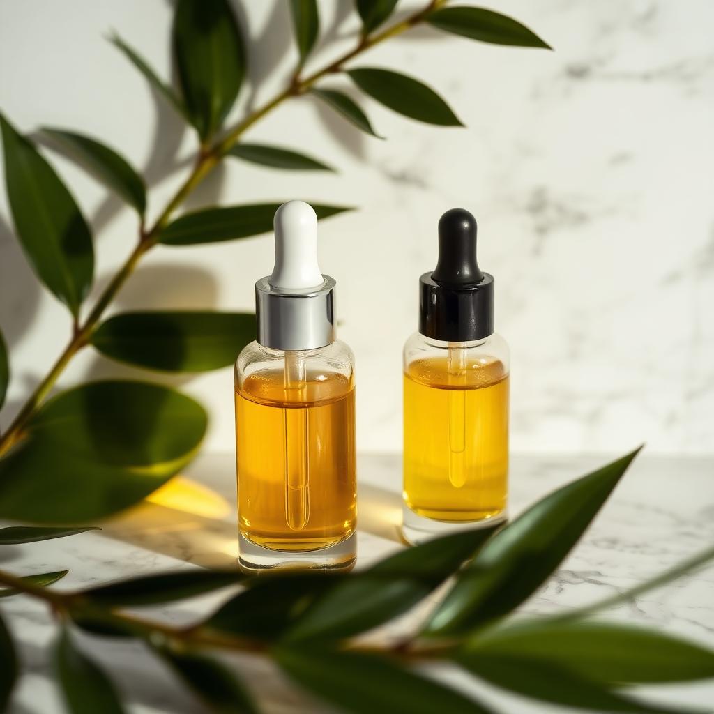 Skincare serums and creams representing advanced formulation work — Product Portfolio Development engagement visual